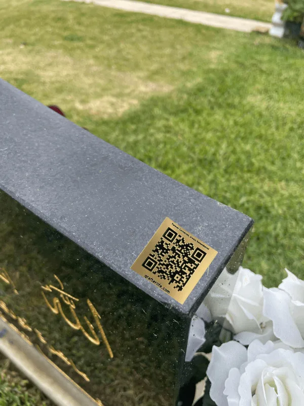 Islamic Headstone Qr Afterlife