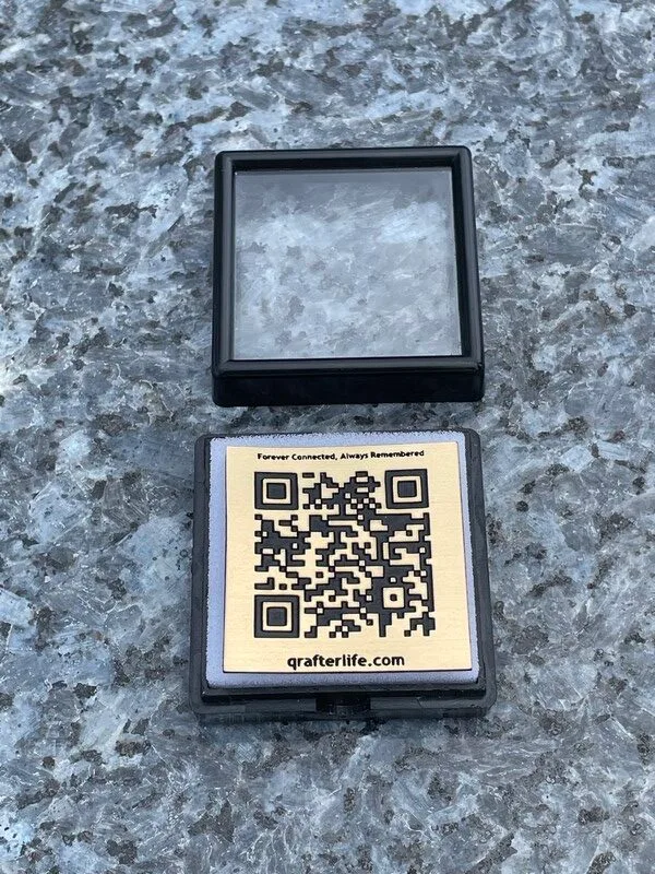 Qr Afterlife Square Medallion 19