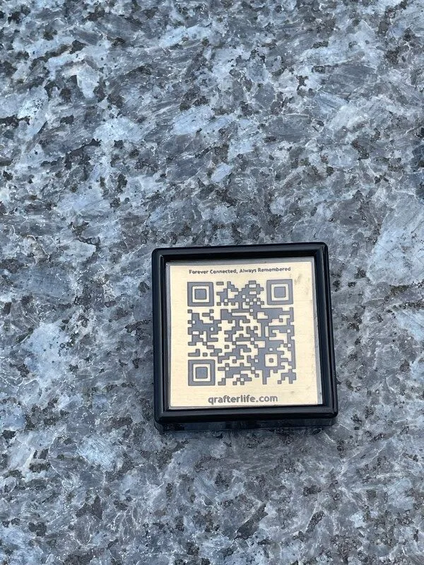 Qr Afterlife Square Medallion 23