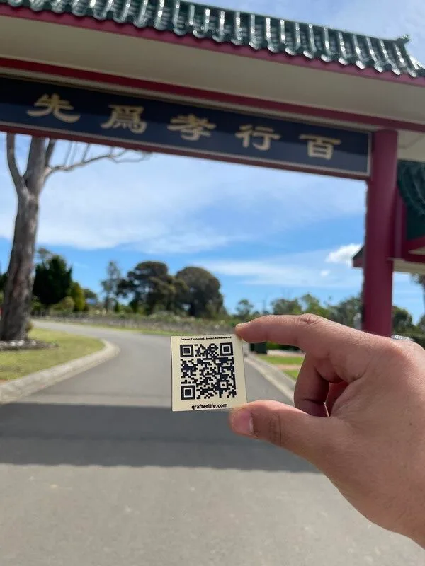 Qr Afterlife Square Medallion 27