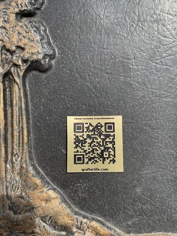 Qr Afterlife Square Medallion 5
